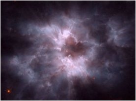 Photo of a white dwarf star