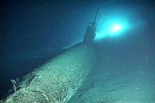 sunken Japanese mini-submarine