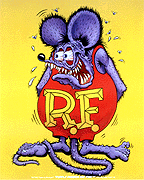 Image of the cartoon character Rat Fink