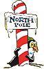 penguin at north pole